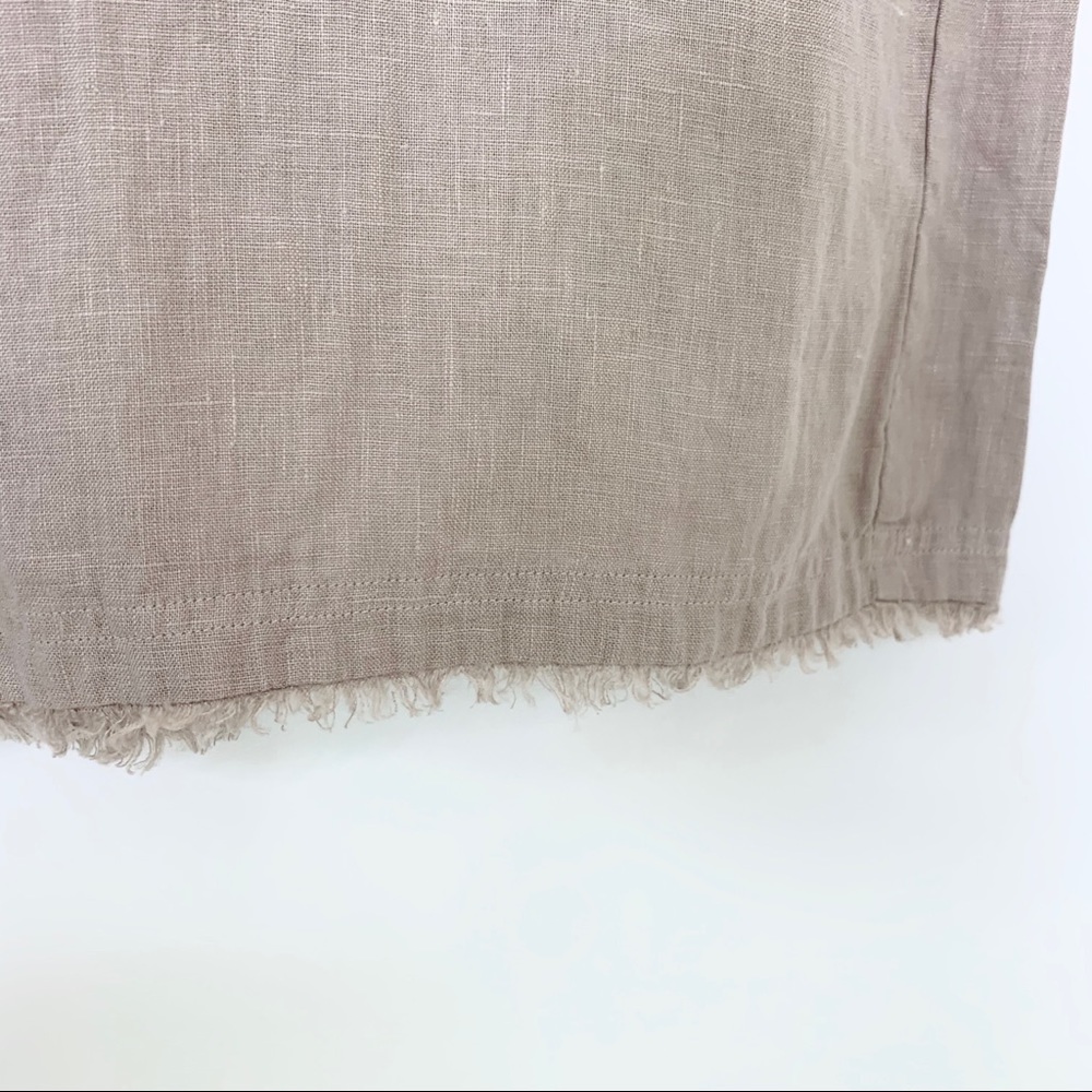 Anthropologie Cloth & Stone Linen Wide Leg Pants - Picture 4 of 11